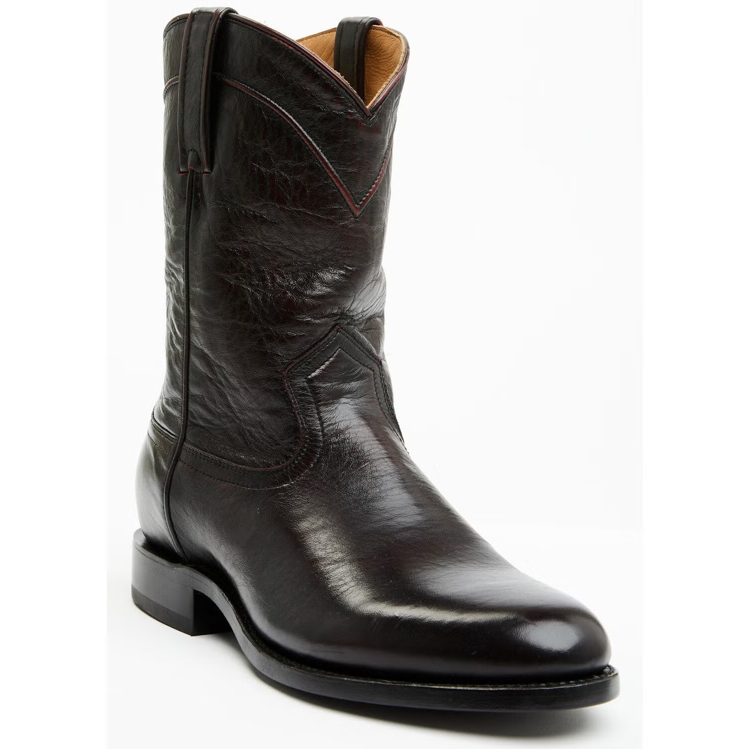 Cody James Black (Men's 9.5 D) 1978 Carmen Roper Western Boot, Black Cherry